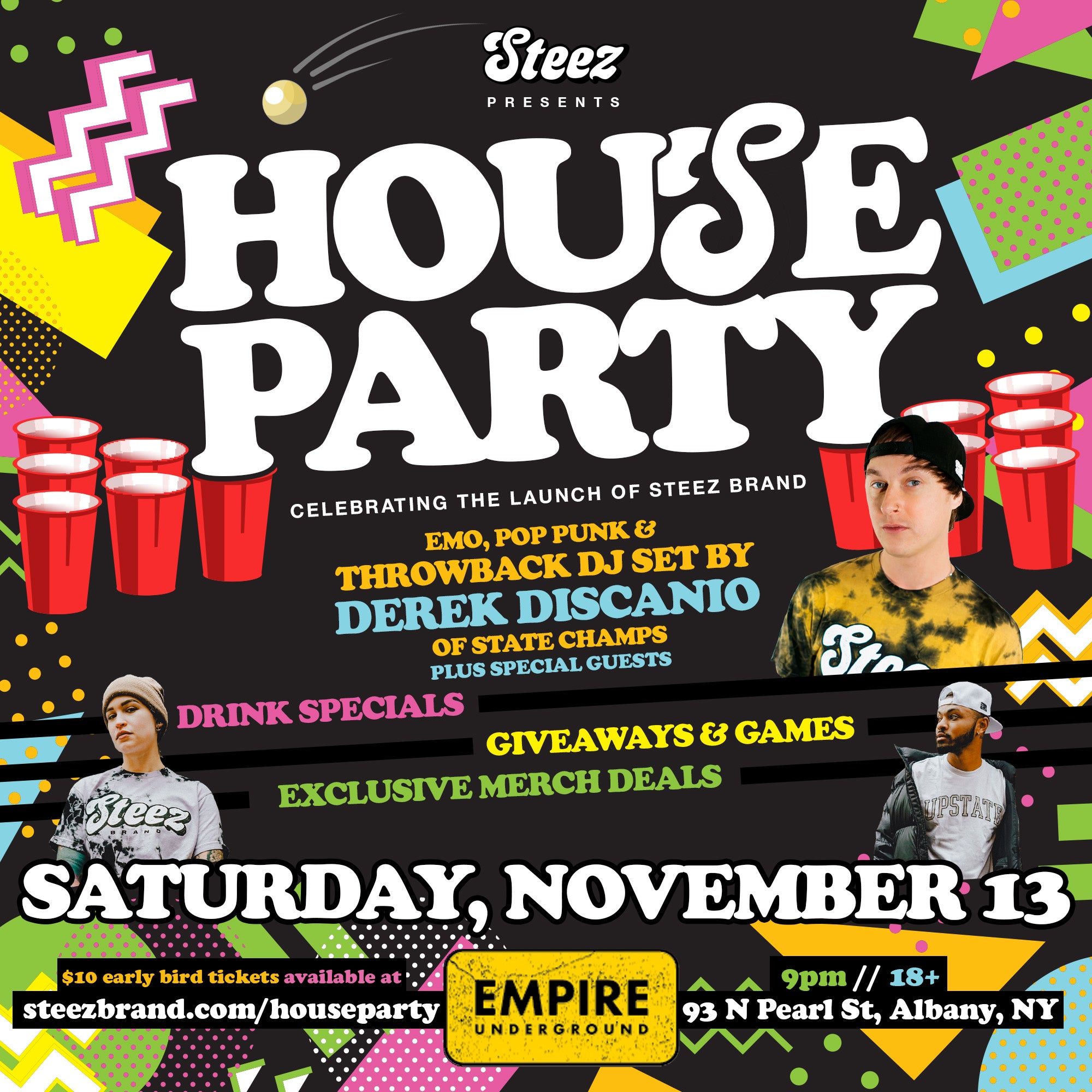 Steez Brand House Party Albany