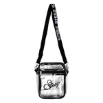 Load image into Gallery viewer, Script Clear Side Bag
