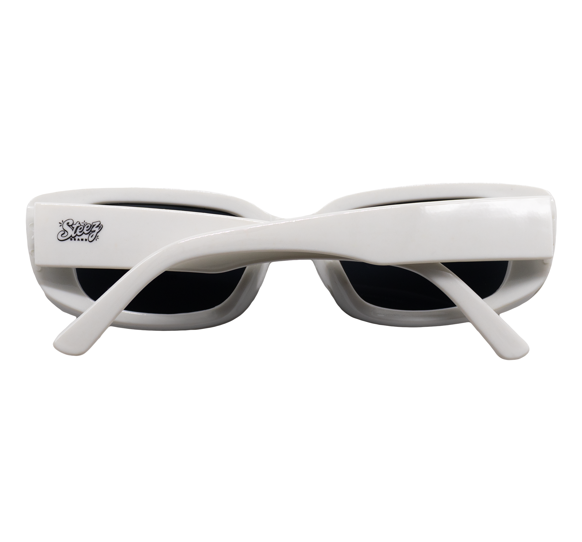 Spark Sunglasses - Rectangle Frame White