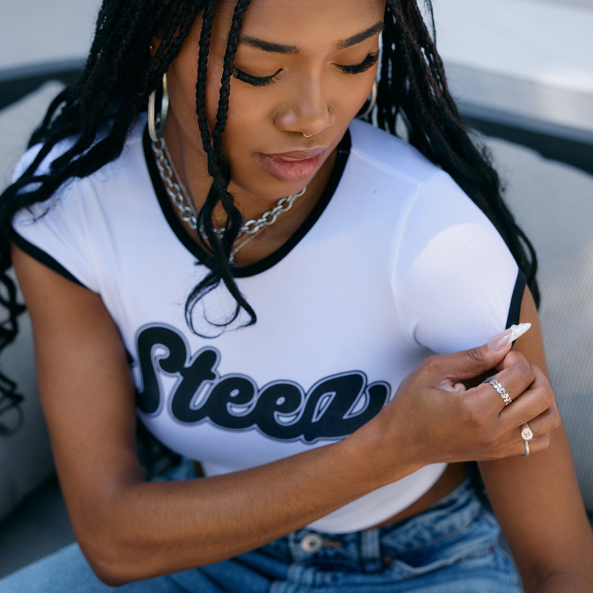 Steez Baby Tee - You asked for it so here's your tee, babe Steez Baby Tee - You asked for it so here's your tee, babe
