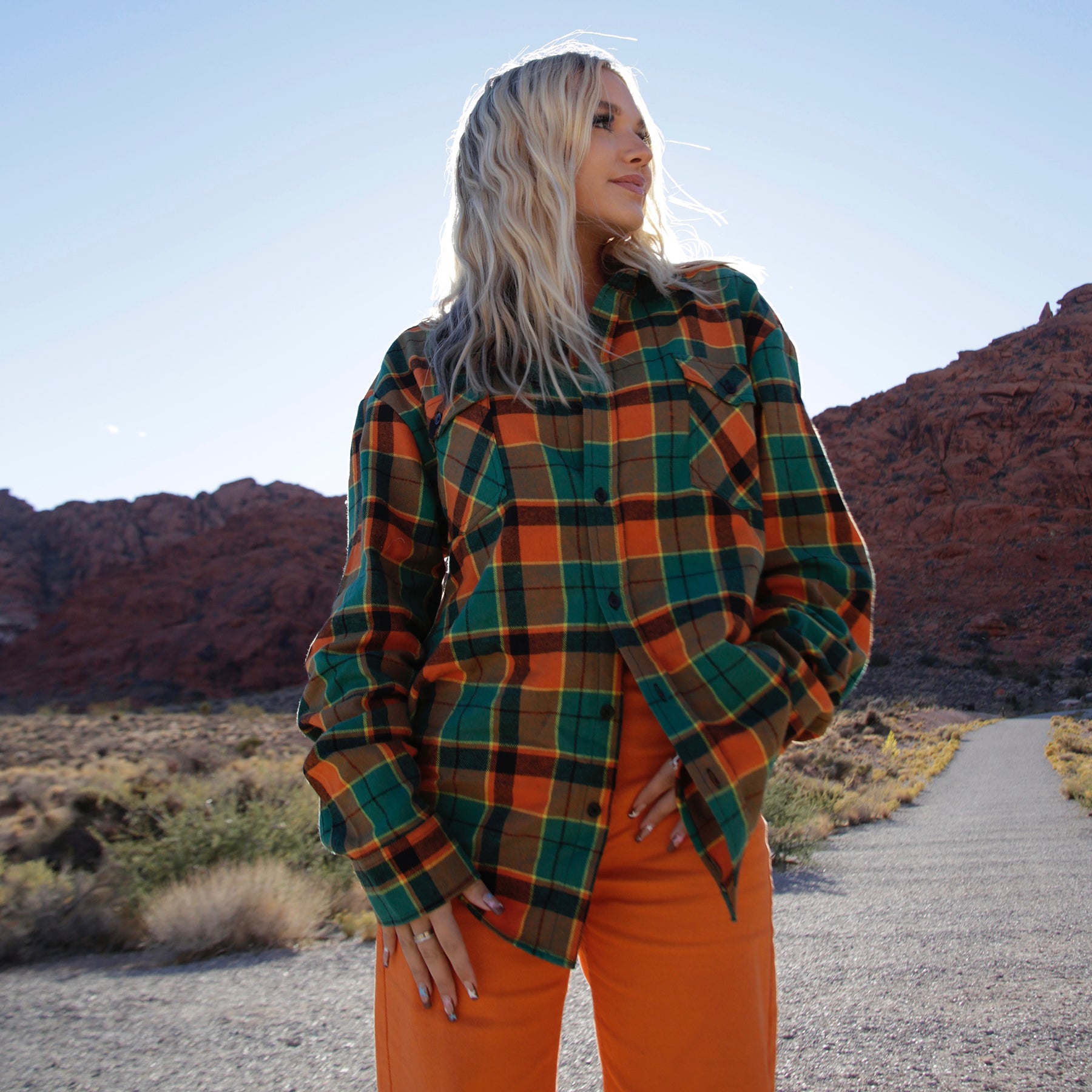 Orange Plaid