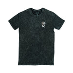 Load image into Gallery viewer, Rose Emblem Stone Wash Tee - Black
