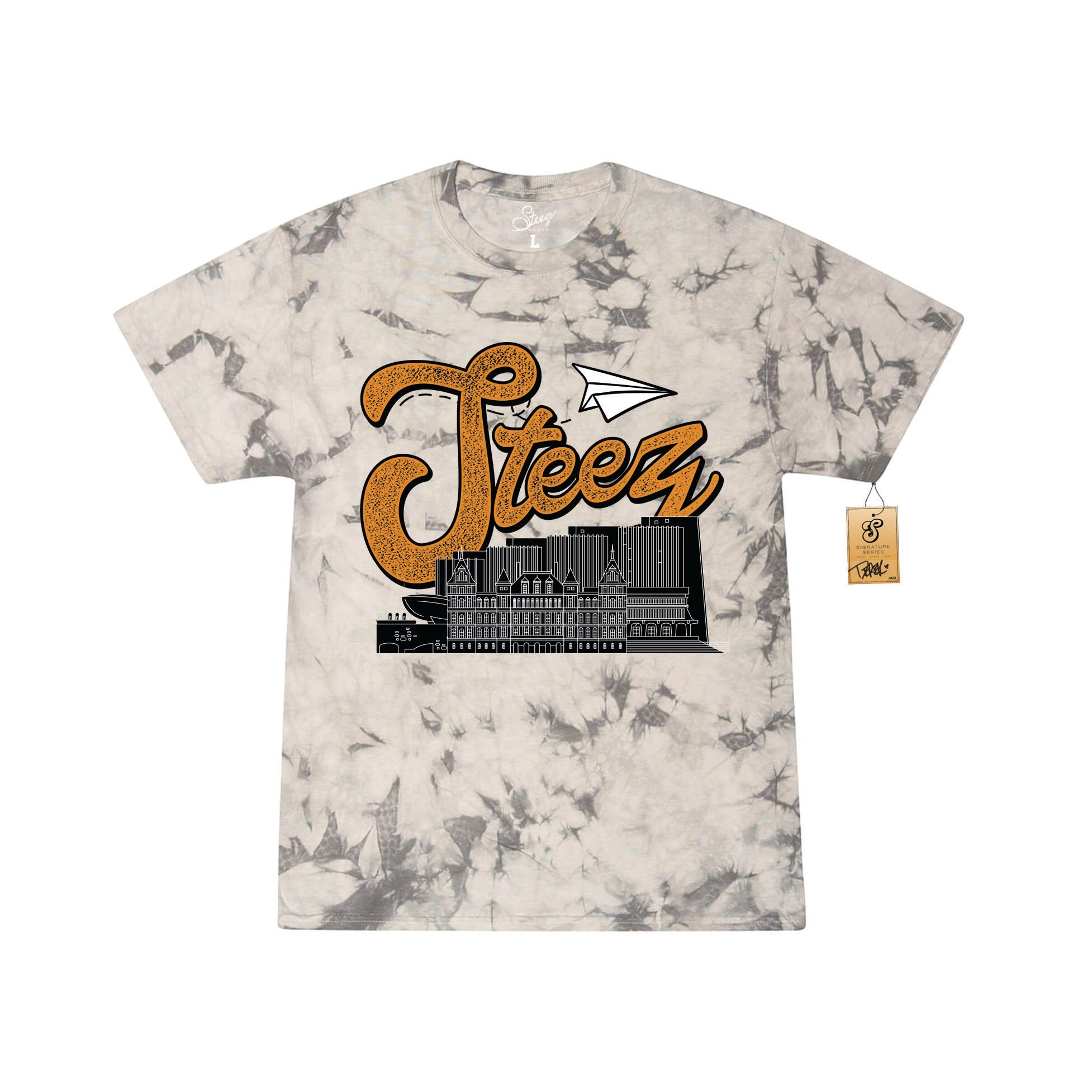 T-Shirt mit Albany-Schriftzug