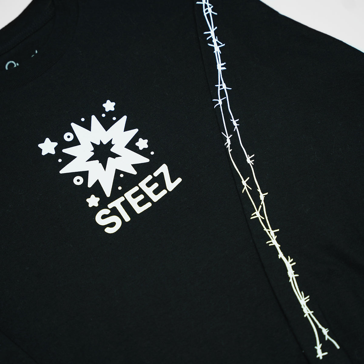 Steez Blam Long Sleeve Tee Barbed Wire