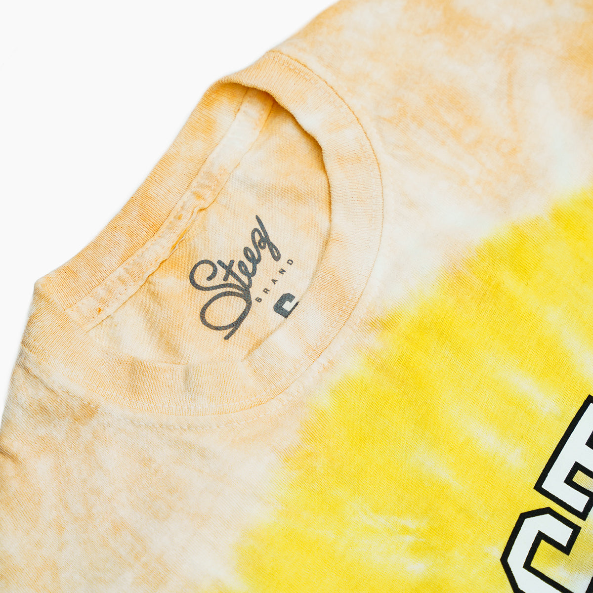 Steez Brand Upstate Tie Dye Size Tag
